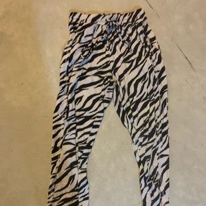 leopard print joggers